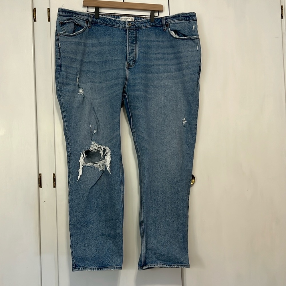 Abercrombie & fitch The Dad High Rise jeans size 37 24W